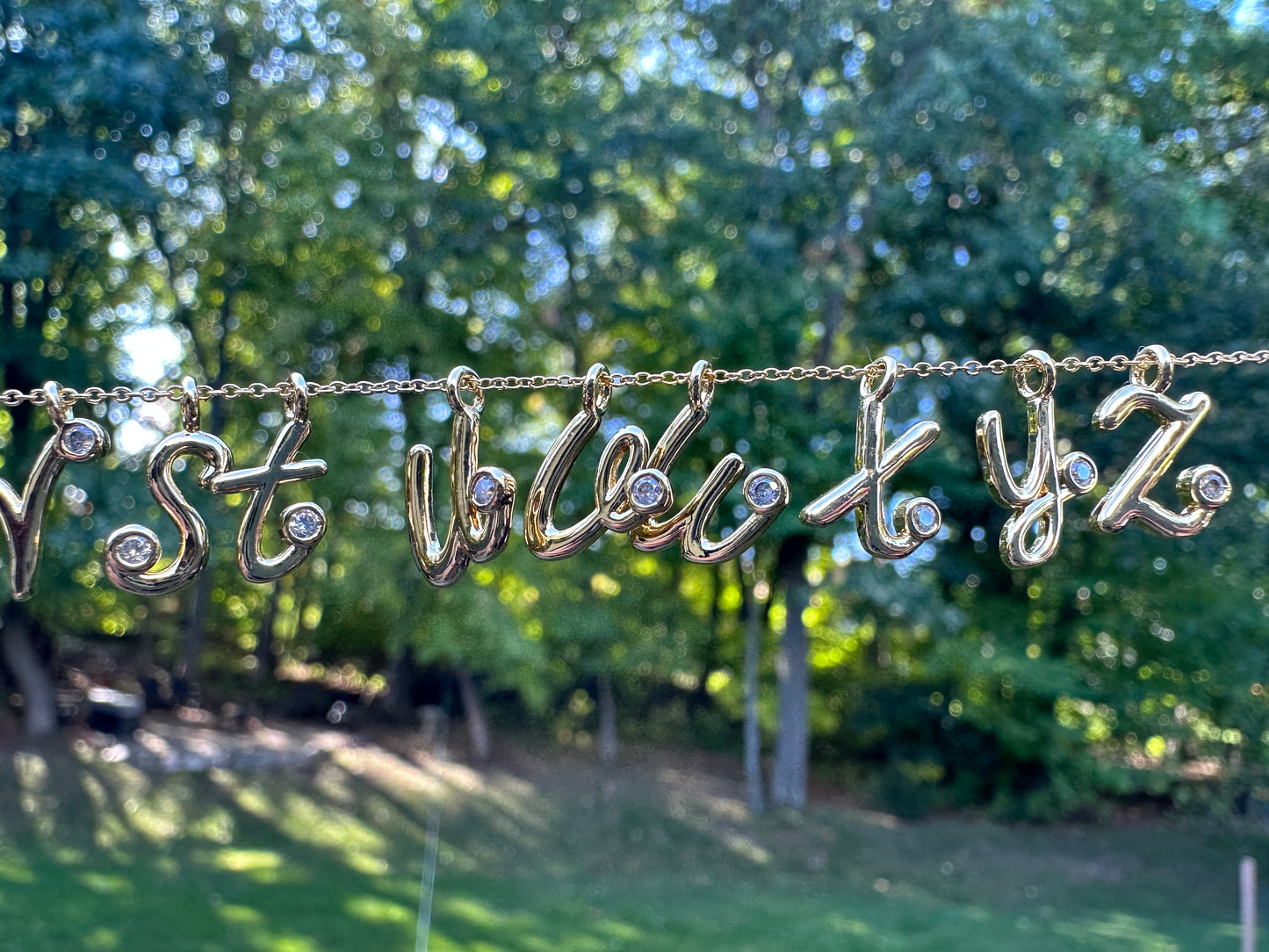 cursive initial