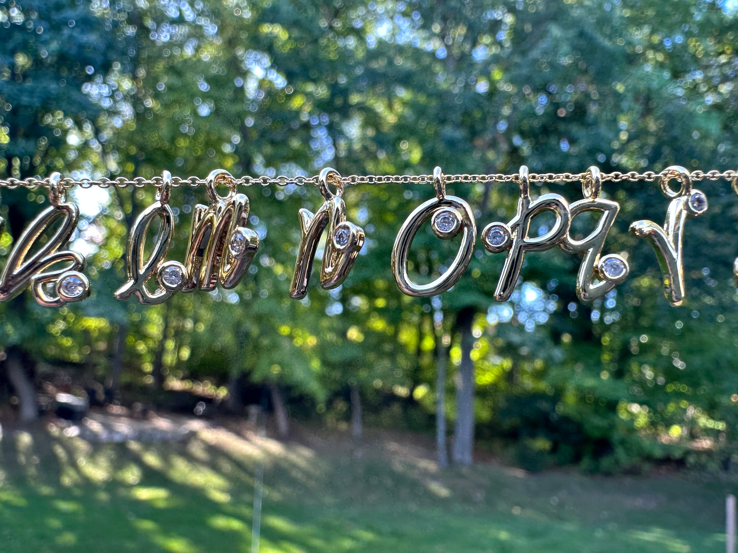 cursive initial