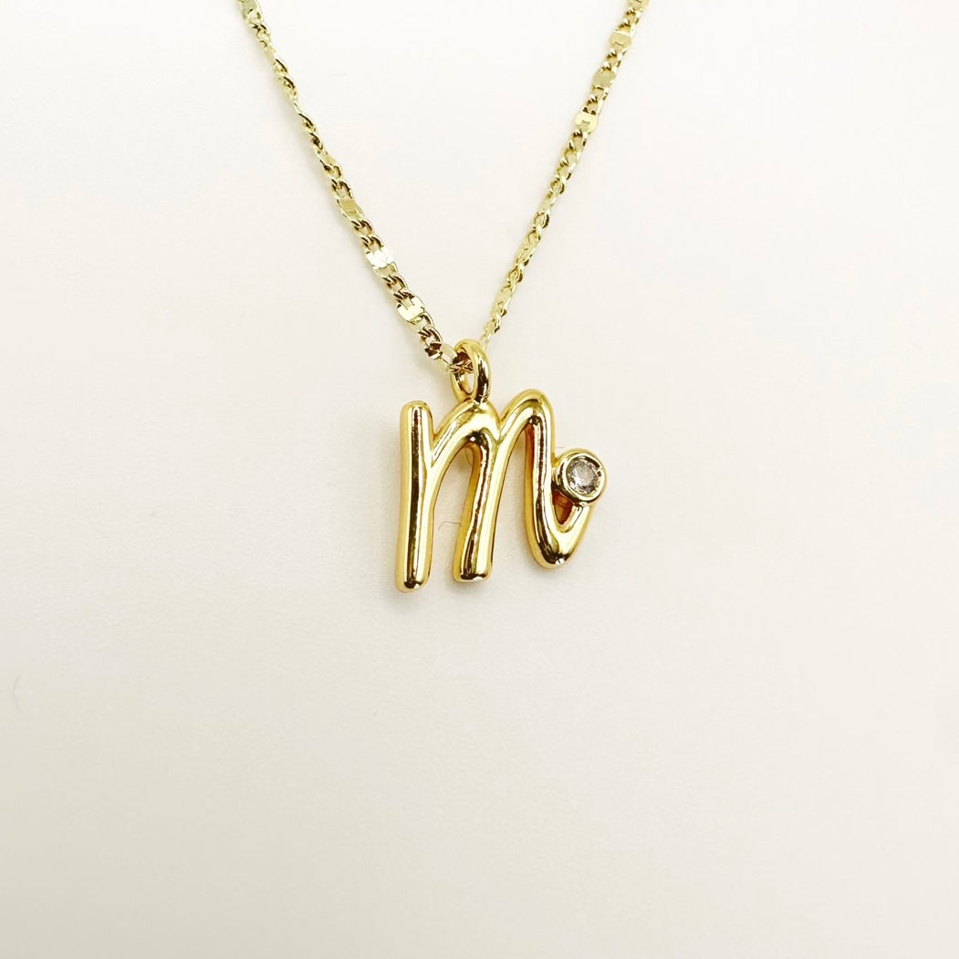 cursive initial