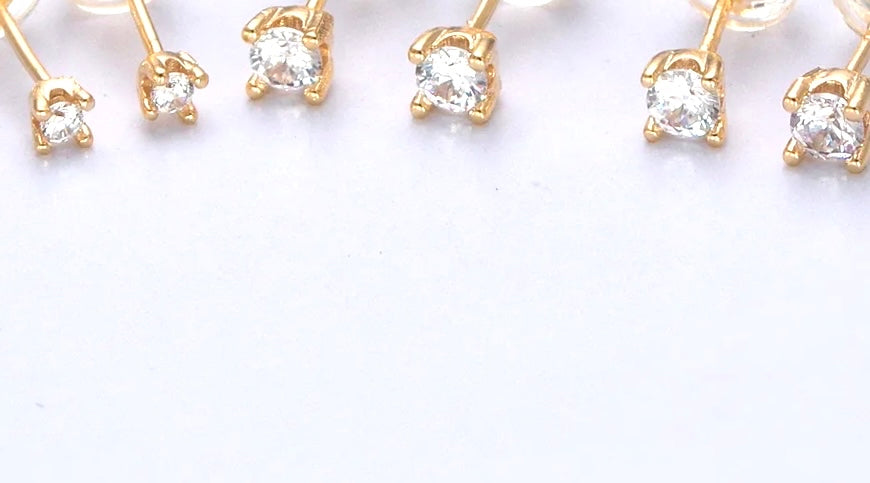 crystal studs